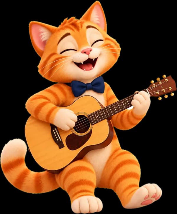 O Chico tocando violão